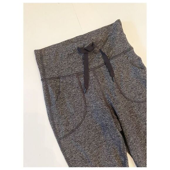 Lululemon Skinny Will Pant Grey  herringbone Size 4 style W5G82S - Picture 5 of 7
